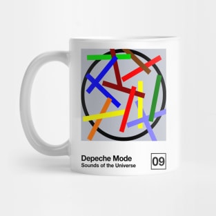 Sounds Of The Universe / Minimal Style Graphic Artwork Mug